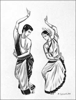 picture Марина Ефремова: Индийский танец, 2010 г.
