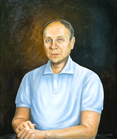 picture Марина Ефремова: Портрет Юрия Каюрова. 2011. Холст, масло